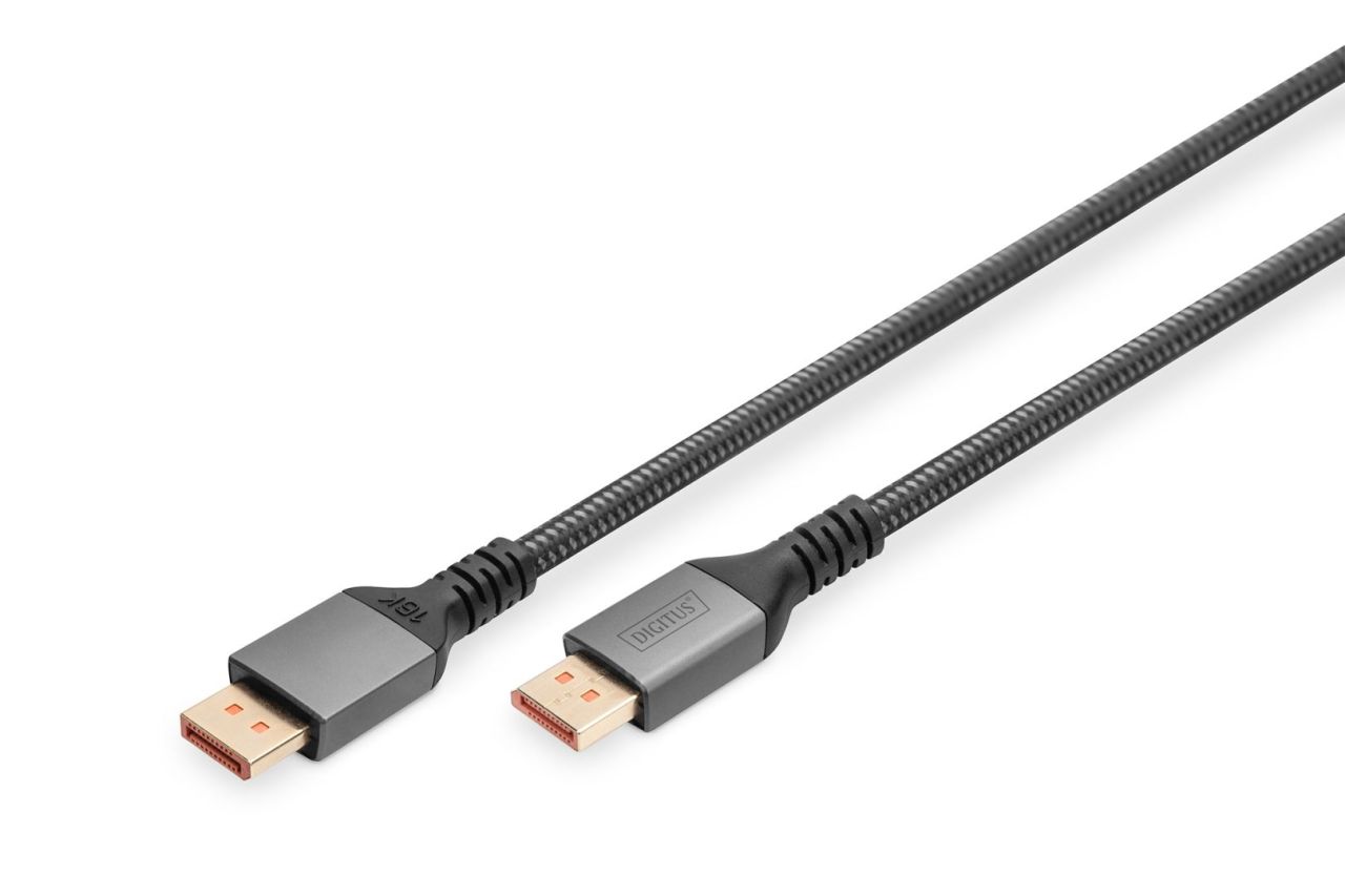 Digitus DIGITUS DisplayPort Anschlusskabel 2m 16K schwarz Digitus DIGITUS DisplayPort Anschlusskabel 2m 16K schwarz