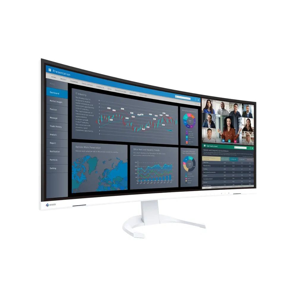 Eizo 37,5" EV3851X-WT IPS LED Curved Eizo 37,5" EV3851X-WT IPS LED Curved