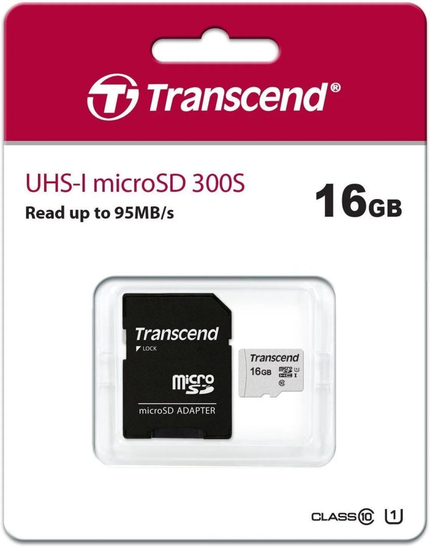 Transcend 16GB microSDXC Class 10 UHS-I U1 Transcend 16GB microSDXC Class 10 UHS-I U1