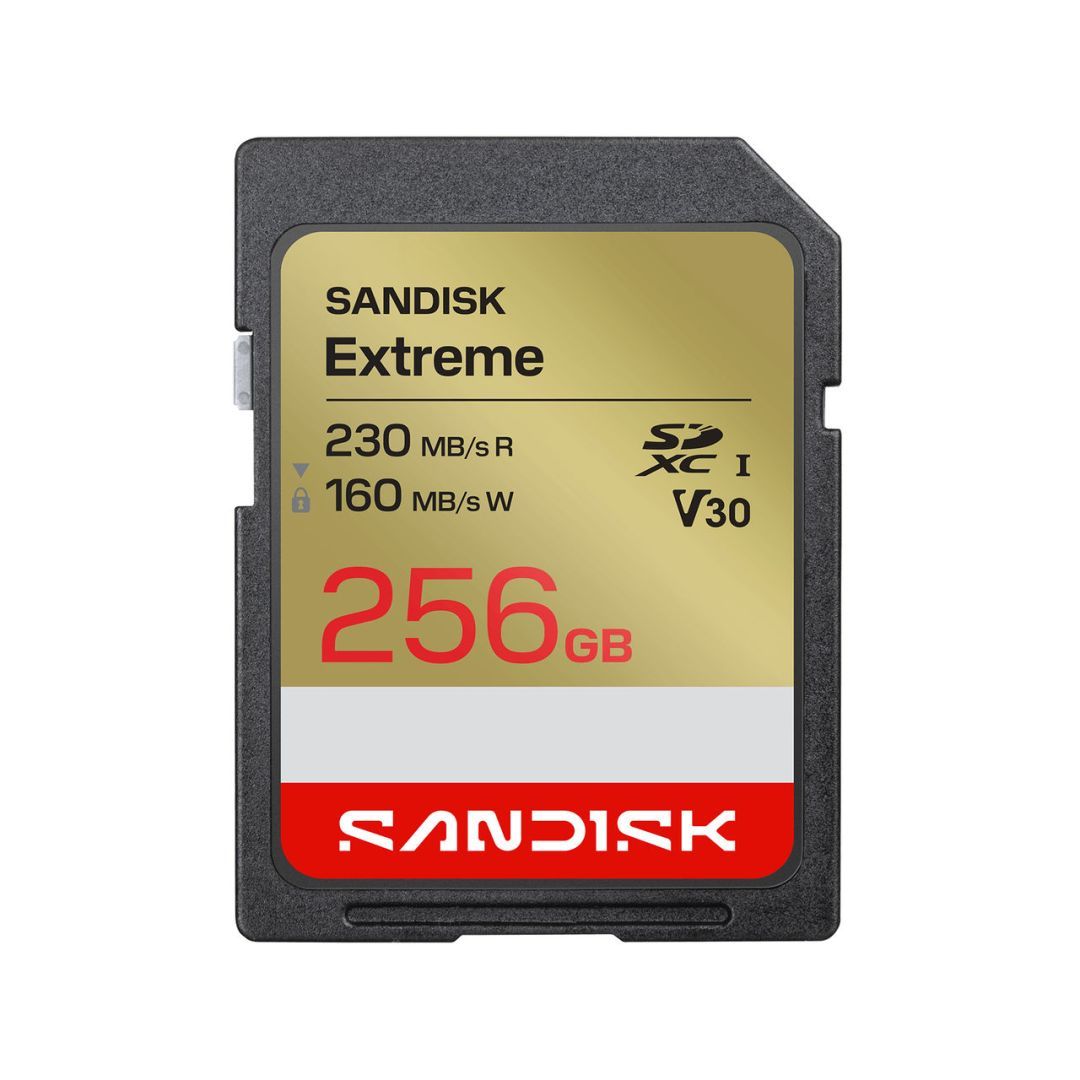 Sandisk 256GB SDXC Extreme GO UHS-I U3 V30 Sandisk 256GB SDXC Extreme GO UHS-I U3 V30
