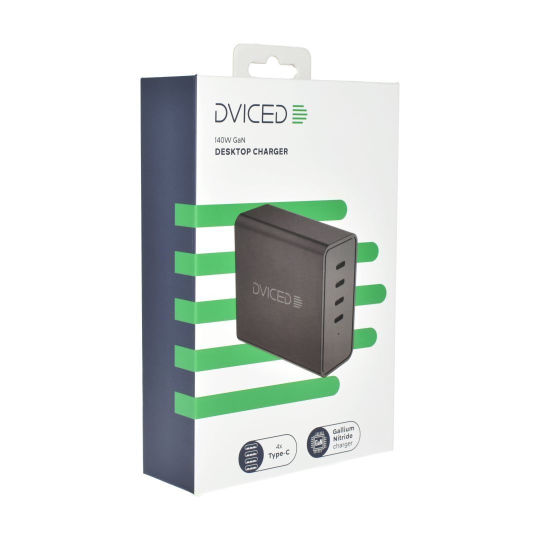 Dviced Desktop charger 140W GaN EU Black Dviced Desktop charger 140W GaN EU Black