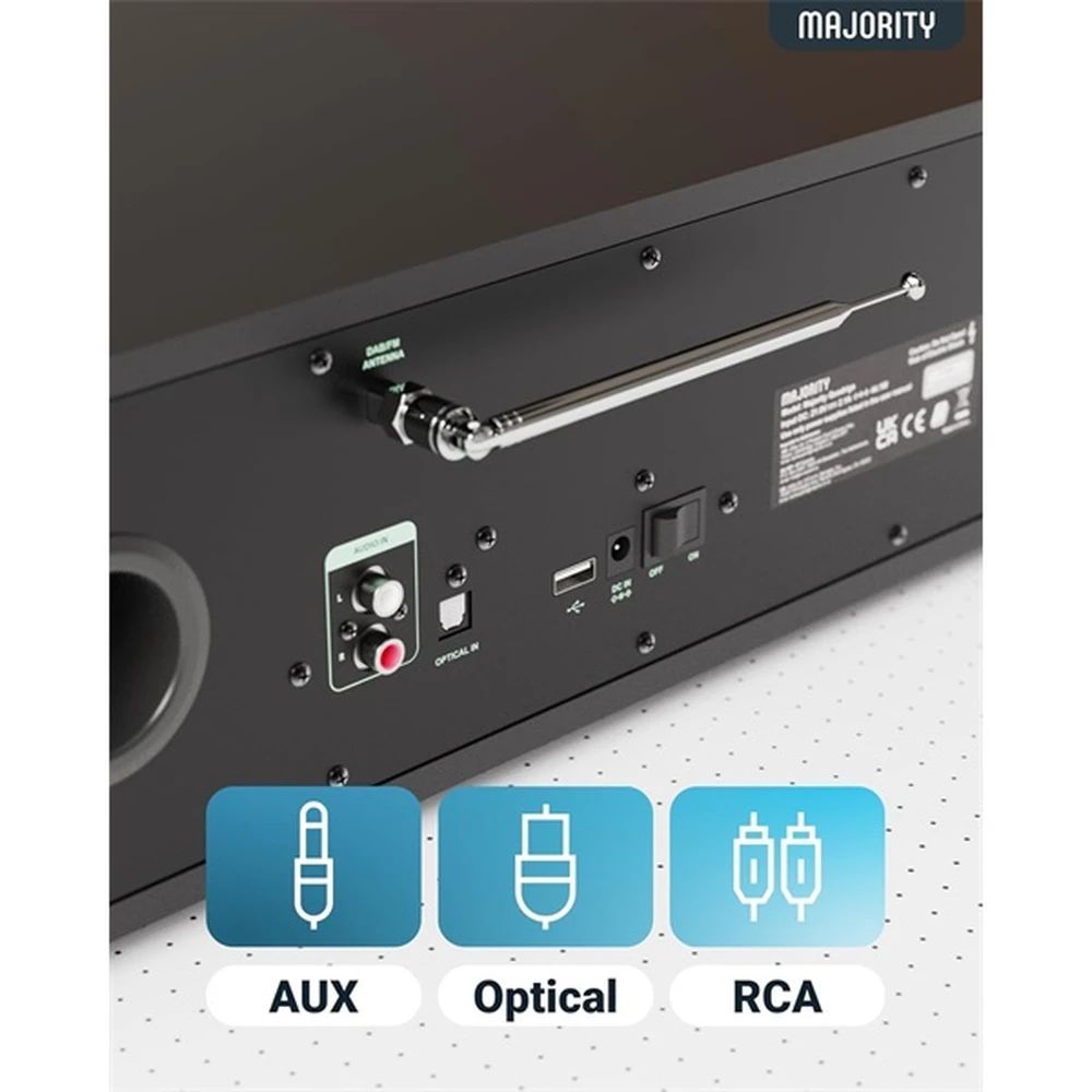Majority Quadriga Internet Radio Music System Majority Quadriga Internet Radio Music System