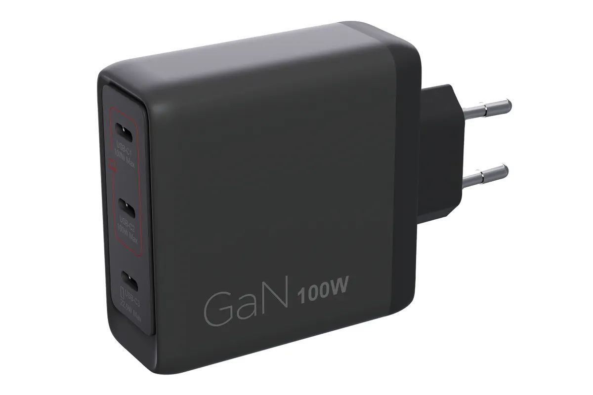 Dell Multi-port USB-C 100W GaN Charger Black Dell Multi-port USB-C 100W GaN Charger Black