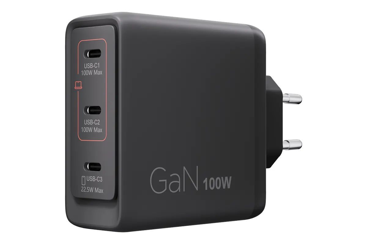 Dell Multi-port USB-C 100W GaN Charger Black Dell Multi-port USB-C 100W GaN Charger Black