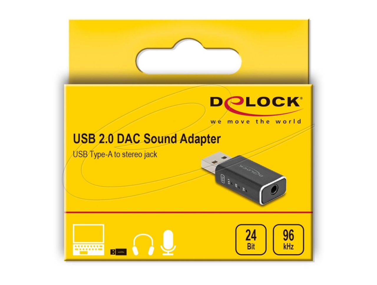 DeLock Gaming DAC 2.0 USB Hangkártya DeLock Gaming DAC 2.0 USB Hangkártya