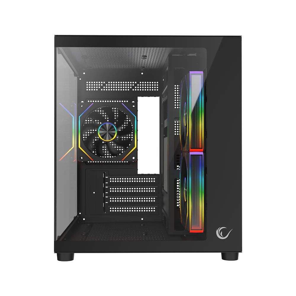 Rampage Lumid Tempered Glass Black