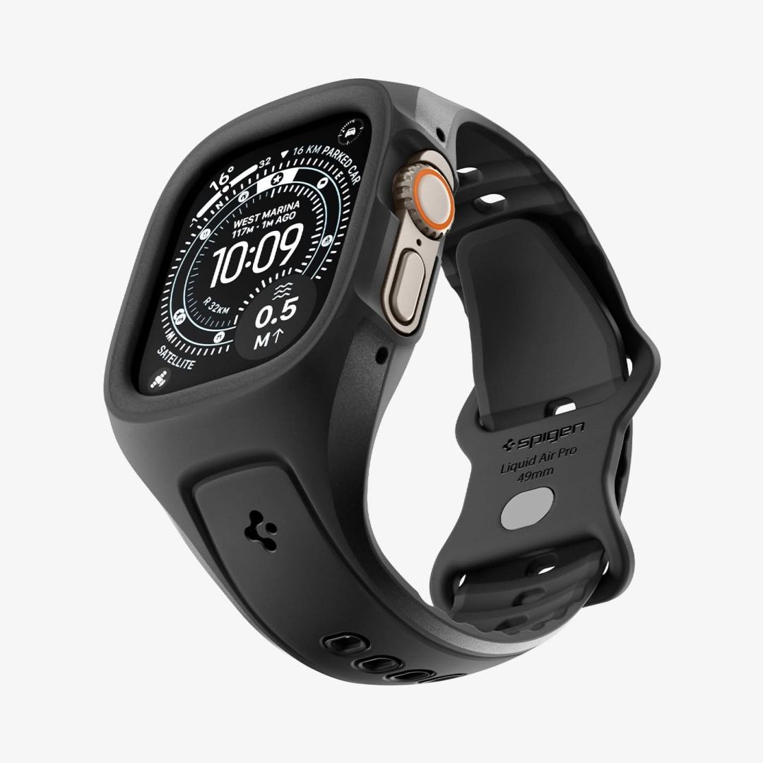Spigen Liquid Air Pro strap for Apple Watch Ultra 3/2/1 49mm Black Spigen Liquid Air Pro strap for Apple Watch Ultra 3/2/1 49mm Black