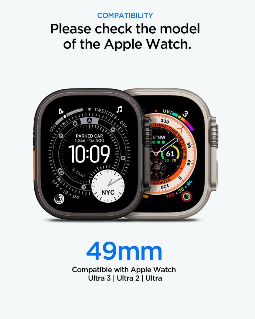 Spigen Liquid Air Pro strap for Apple Watch Ultra 3/2/1 49mm Black Spigen Liquid Air Pro strap for Apple Watch Ultra 3/2/1 49mm Black