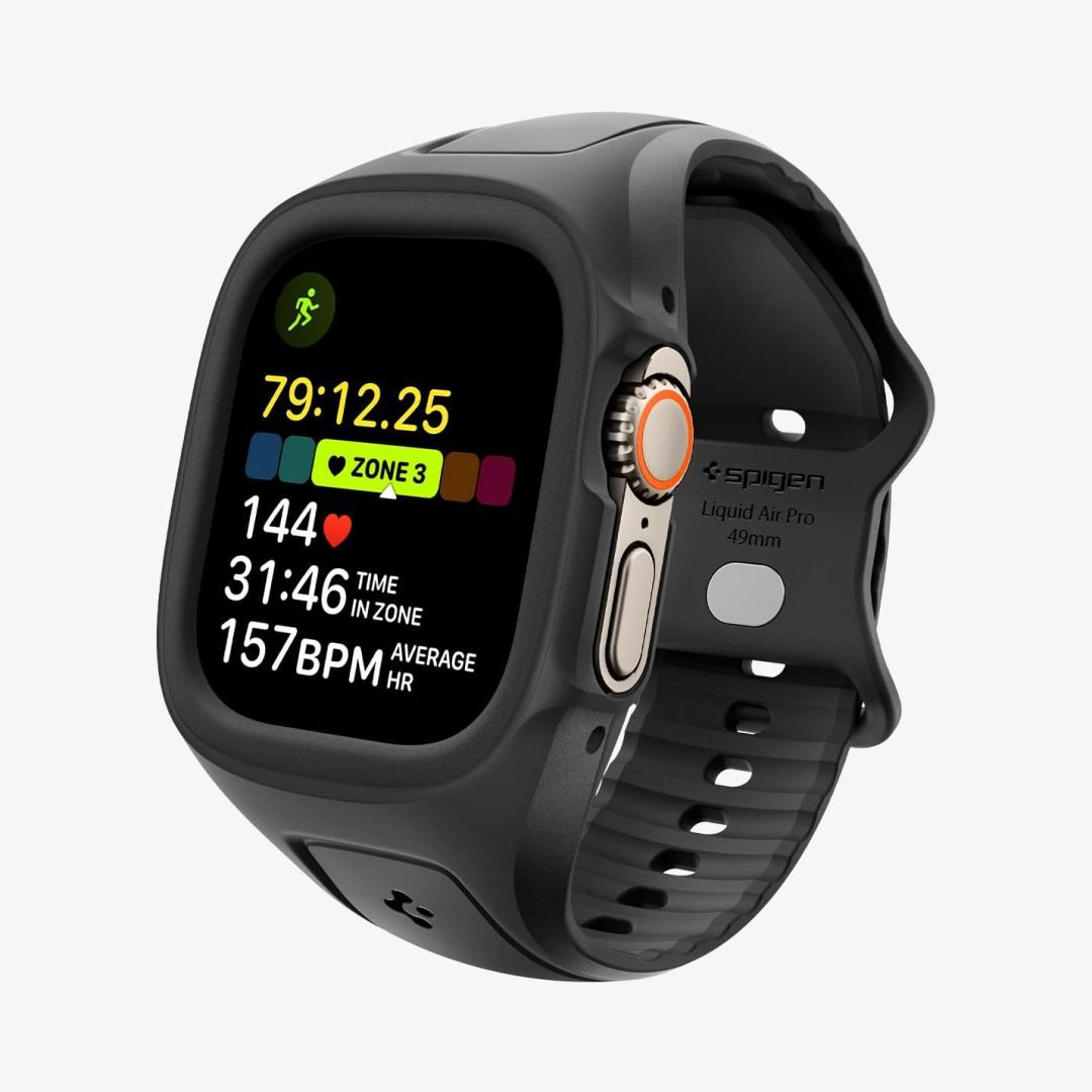 Spigen Liquid Air Pro strap for Apple Watch Ultra 3/2/1 49mm Black Spigen Liquid Air Pro strap for Apple Watch Ultra 3/2/1 49mm Black