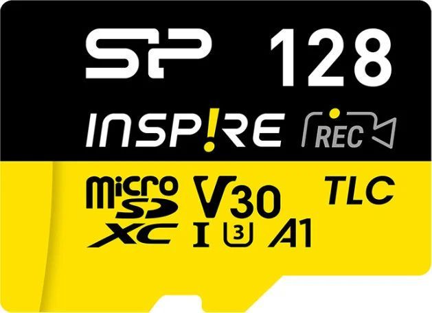 Silicon Power 128GB microSDXC Inspire UHS-1 U3 V30 A1 + adapterrel