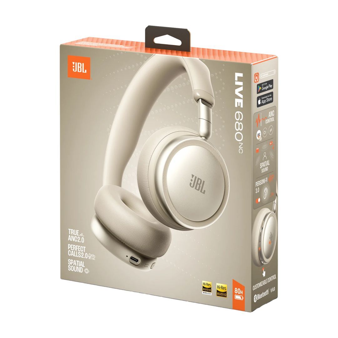 JBL Live 680NC Bluetooth Headset Sand JBL Live 680NC Bluetooth Headset Sand
