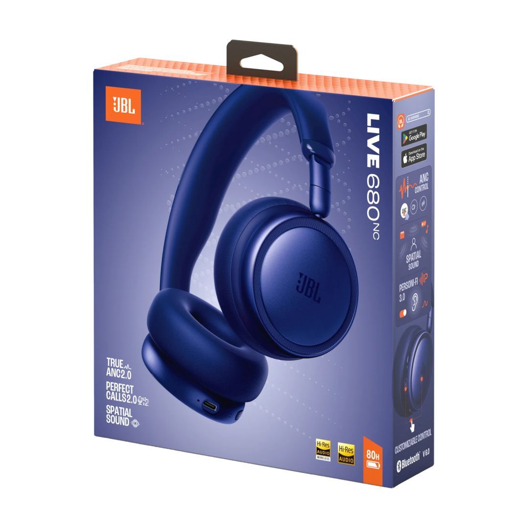 JBL Live 680NC Bluetooth Headset Blue JBL Live 680NC Bluetooth Headset Blue