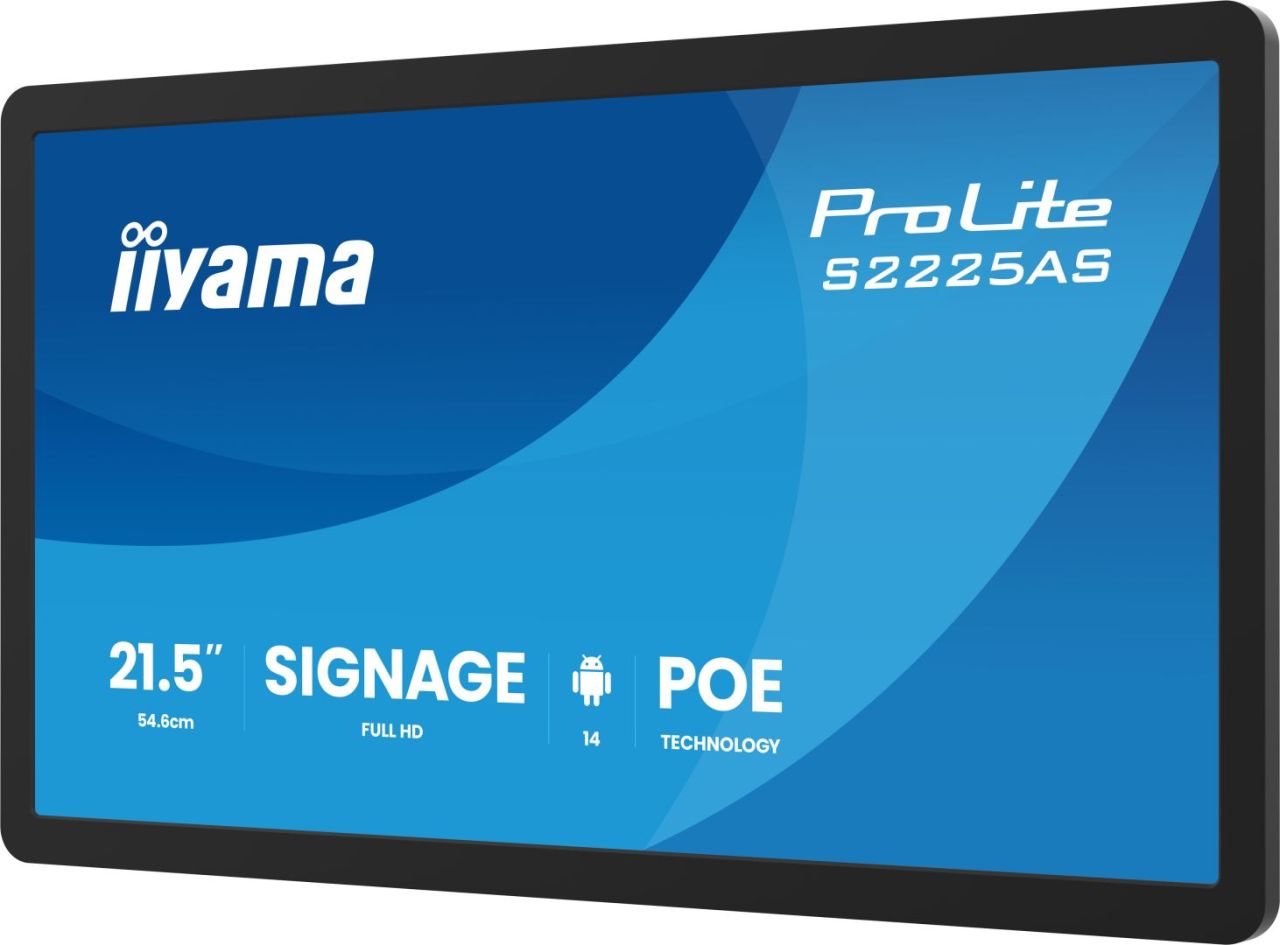 iiyama 21,5" S2225AS-B1P IPS LED Display iiyama 21,5" S2225AS-B1P IPS LED Display