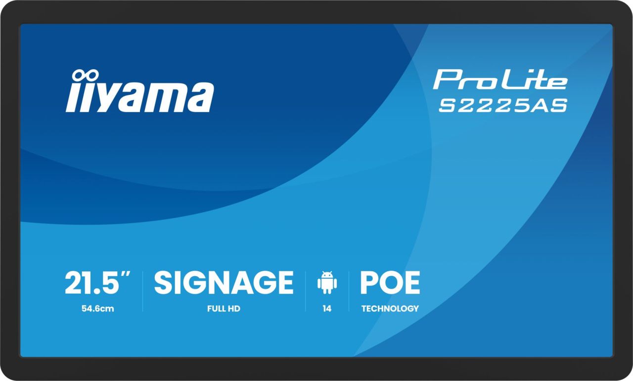 iiyama 21,5" S2225AS-B1P IPS LED Display iiyama 21,5" S2225AS-B1P IPS LED Display