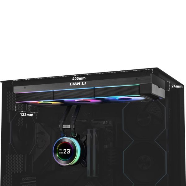 Lian Li HydroShift II LCD-C 360TL Black