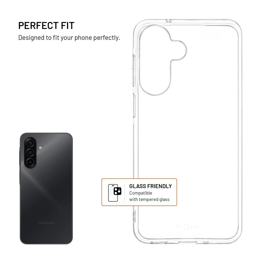FIXED Srory AntiUV TPU hátlap Samsung Galaxy A27 5G készülékhez, átlátszó FIXED Srory AntiUV TPU hátlap Samsung Galaxy A27 5G készülékhez, átlátszó