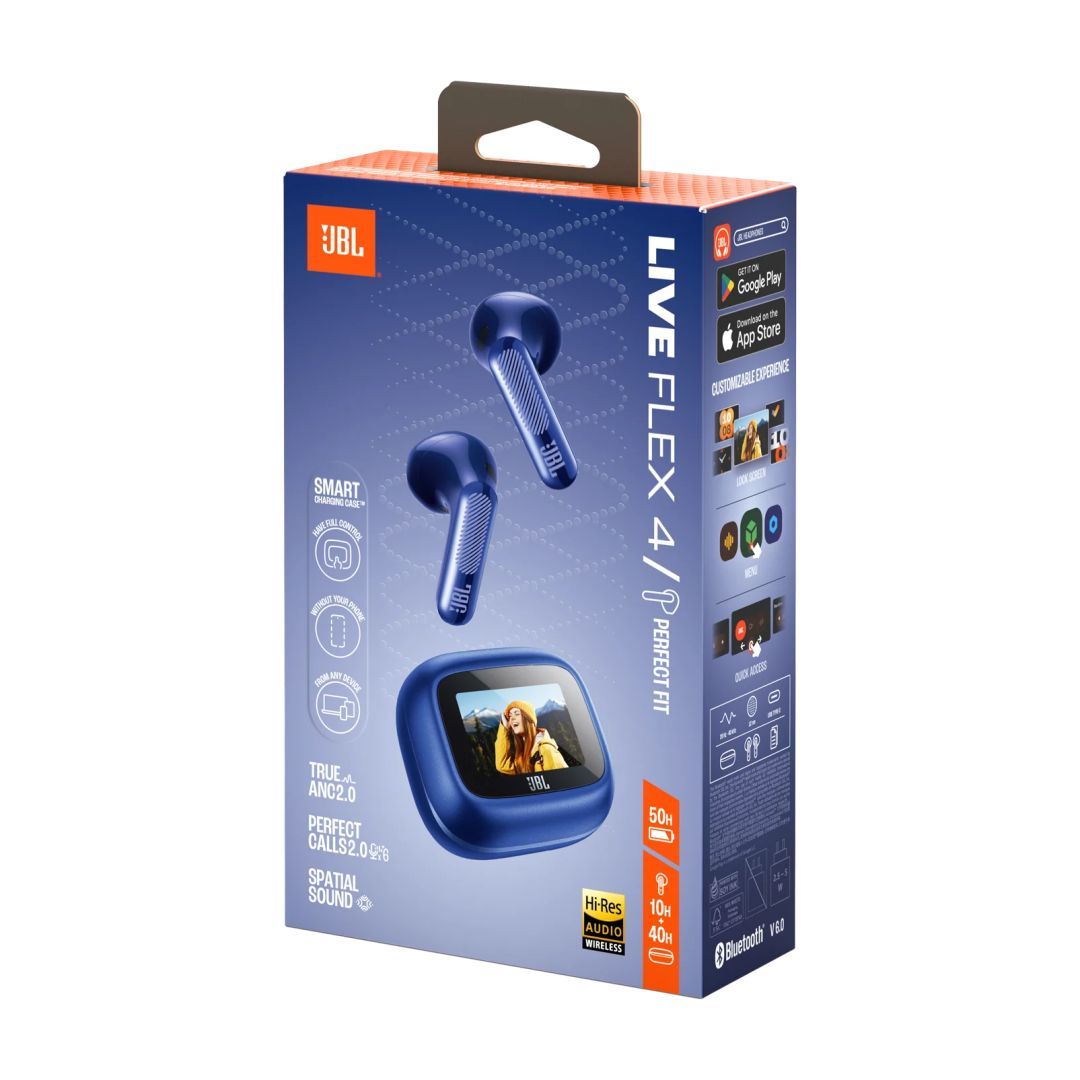 JBL Live Flex 4 Bluetooth Headset Blue JBL Live Flex 4 Bluetooth Headset Blue