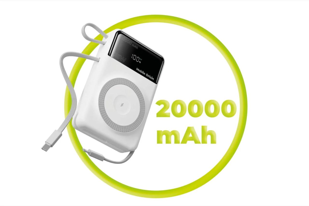 Mobile Origin PB15 20000mAh PowerBank White Mobile Origin PB15 20000mAh PowerBank White