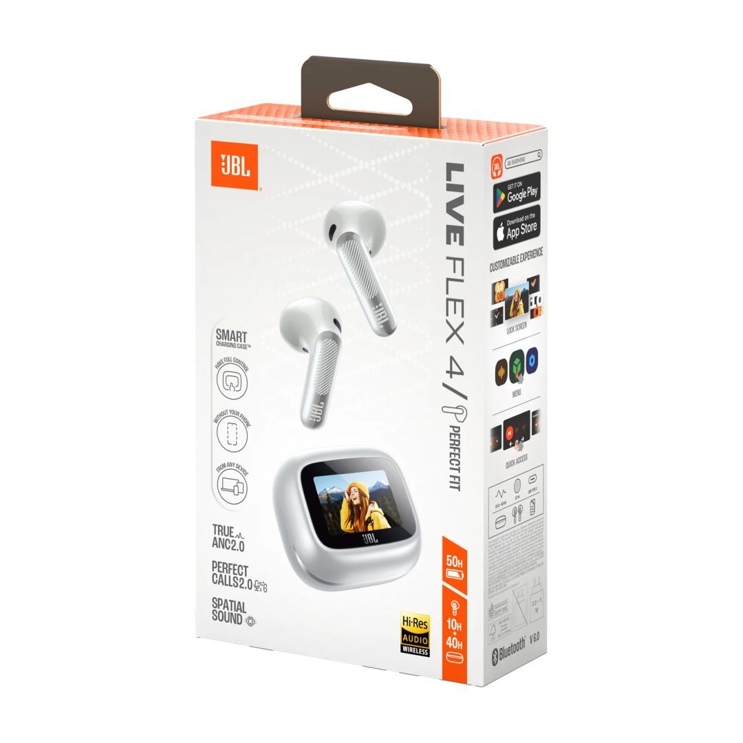 JBL Live Flex 4 Bluetooth Headset Silver JBL Live Flex 4 Bluetooth Headset Silver