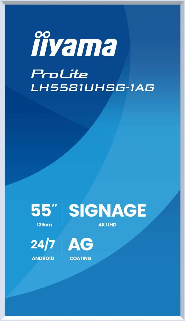 iiyama 55" LH5581UHSG-1AG LED Signage Display iiyama 55" LH5581UHSG-1AG LED Signage Display