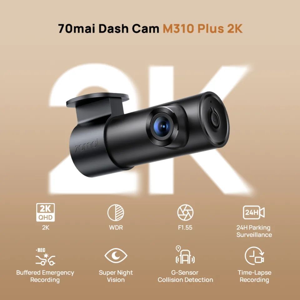 Xiaomi 70mai Dash Cam M310 Plus 2K Grey Xiaomi 70mai Dash Cam M310 Plus 2K Grey
