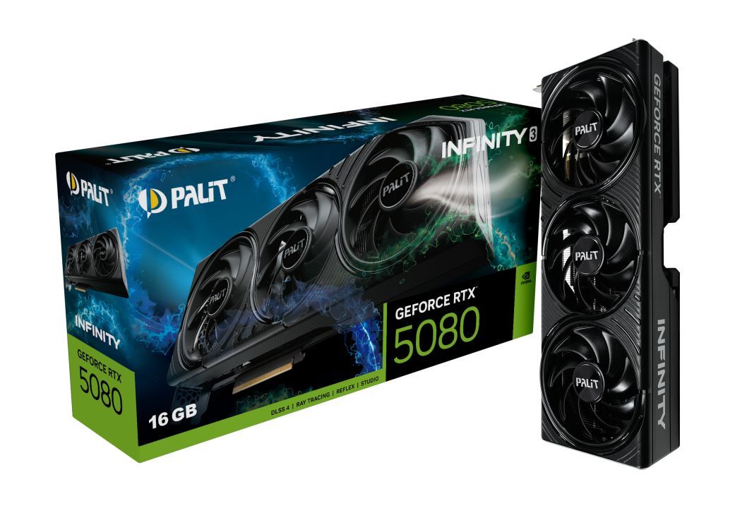 Palit GeForce RTX5080 16GB DDR7 Infinity Palit GeForce RTX5080 16GB DDR7 Infinity