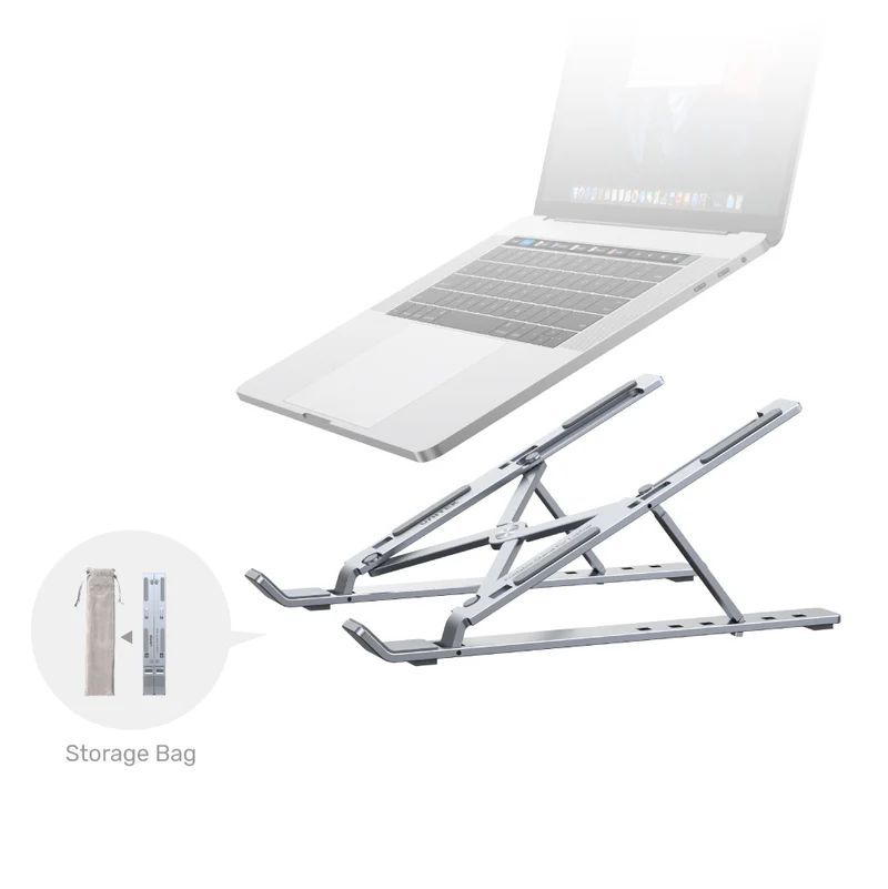 Unitek Mechanical Foldable Laptop Stand Silver Unitek Mechanical Foldable Laptop Stand Silver
