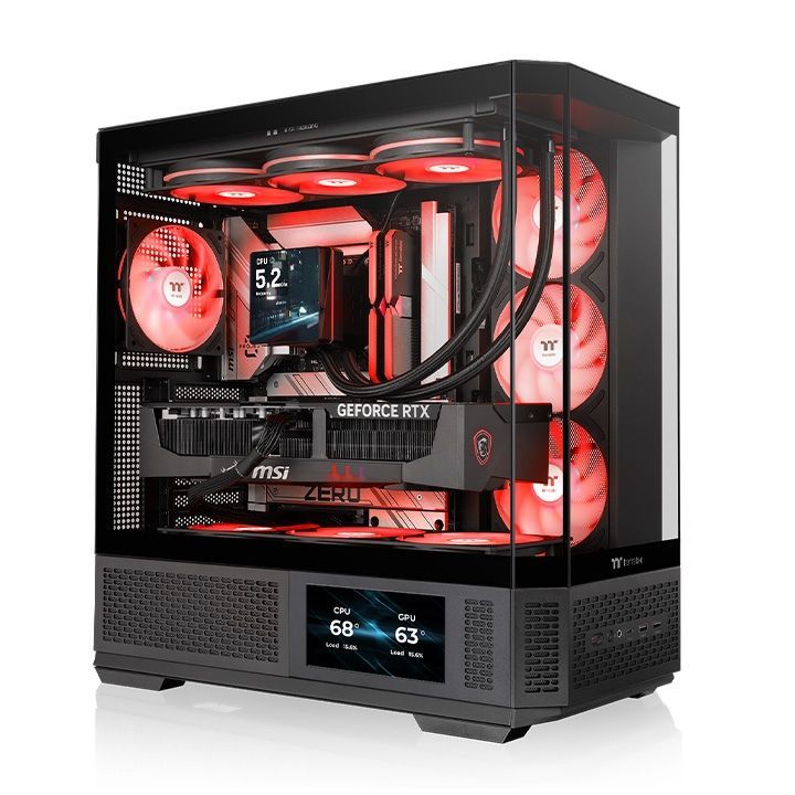 Thermaltake View 370 TG ARGB Tempered Glass Black Thermaltake View 370 TG ARGB Tempered Glass Black