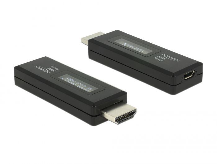 DeLock HDMI Tester for EDID information with OLED display