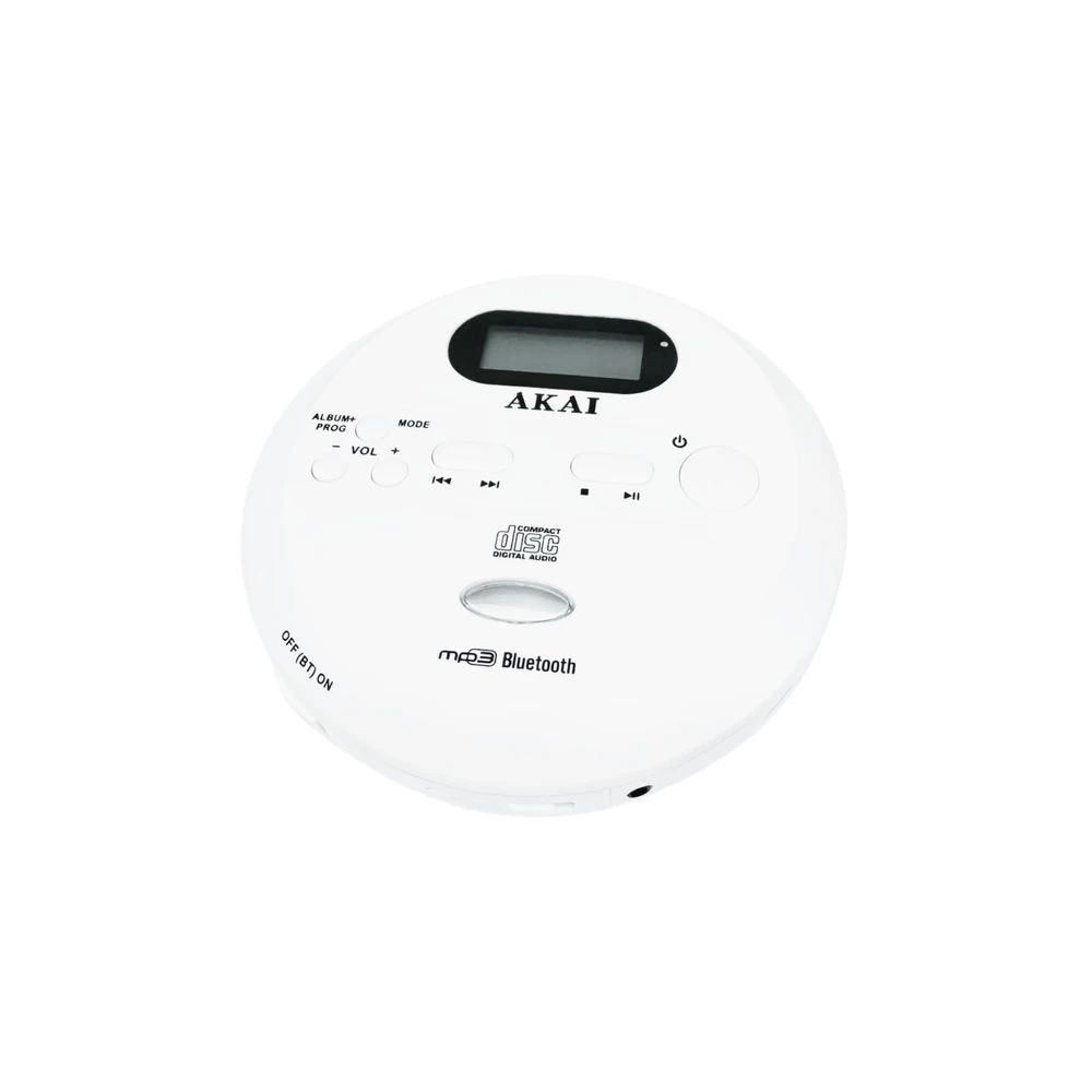 Akai ACDP-100 Bluetooth CD-lejátszó White Akai ACDP-100 Bluetooth CD-lejátszó White