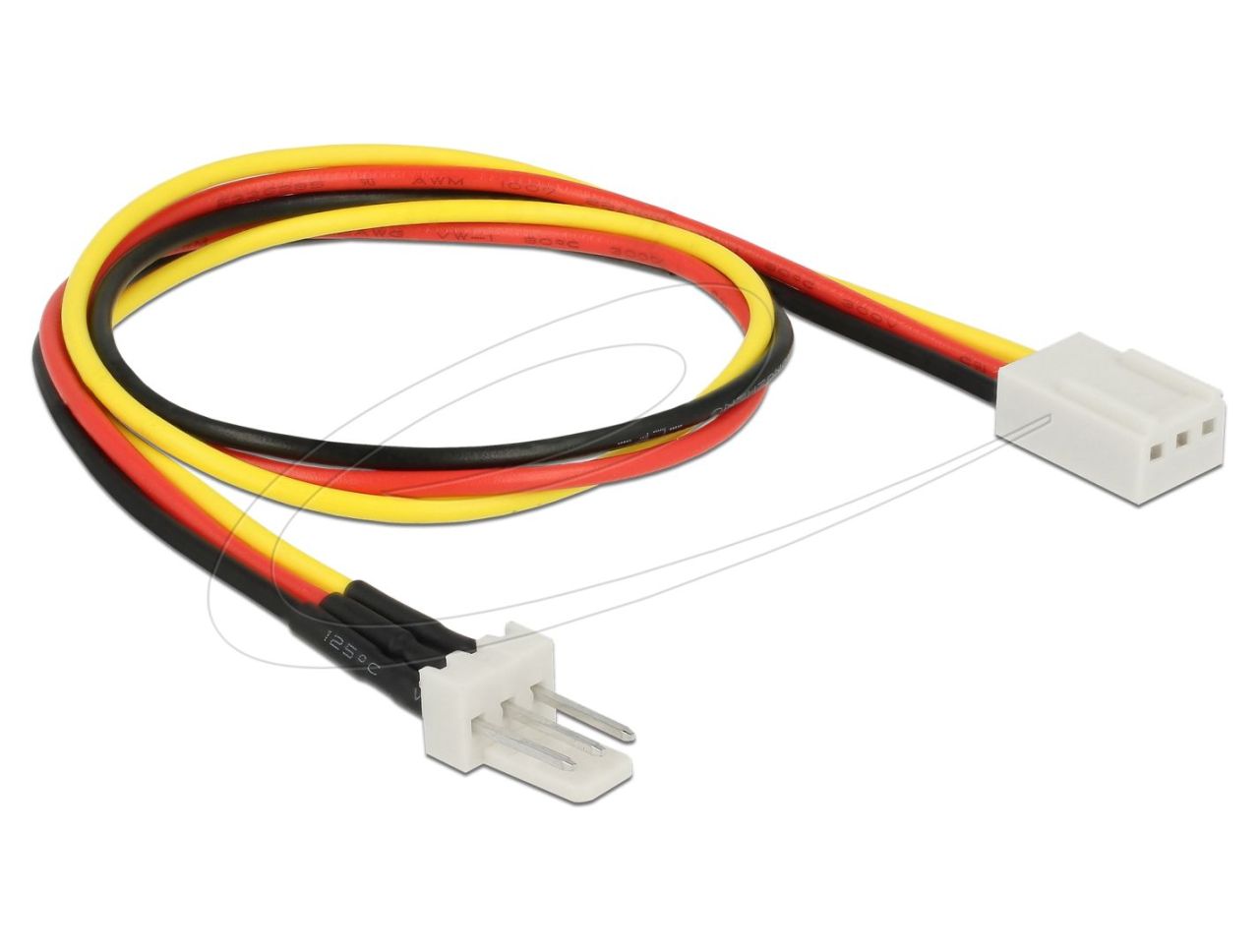 DeLock Fan Power Cable 3 pin male to 3 pin female 30cm DeLock Fan Power Cable 3 pin male to 3 pin female 30cm