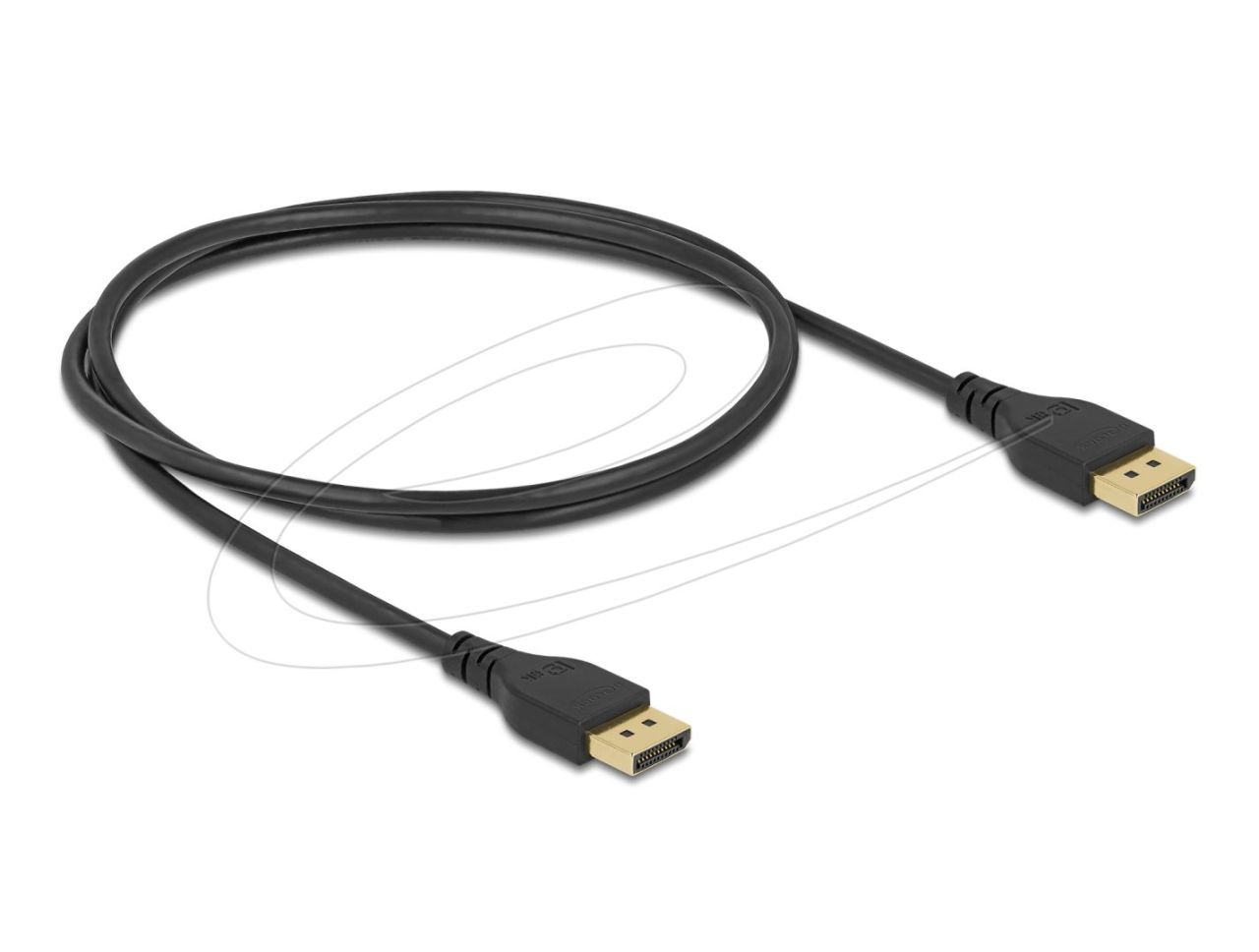 DeLock DisplayPort to DisplayPort 8K 60Hz cable 1m Black DeLock DisplayPort to DisplayPort 8K 60Hz cable 1m Black