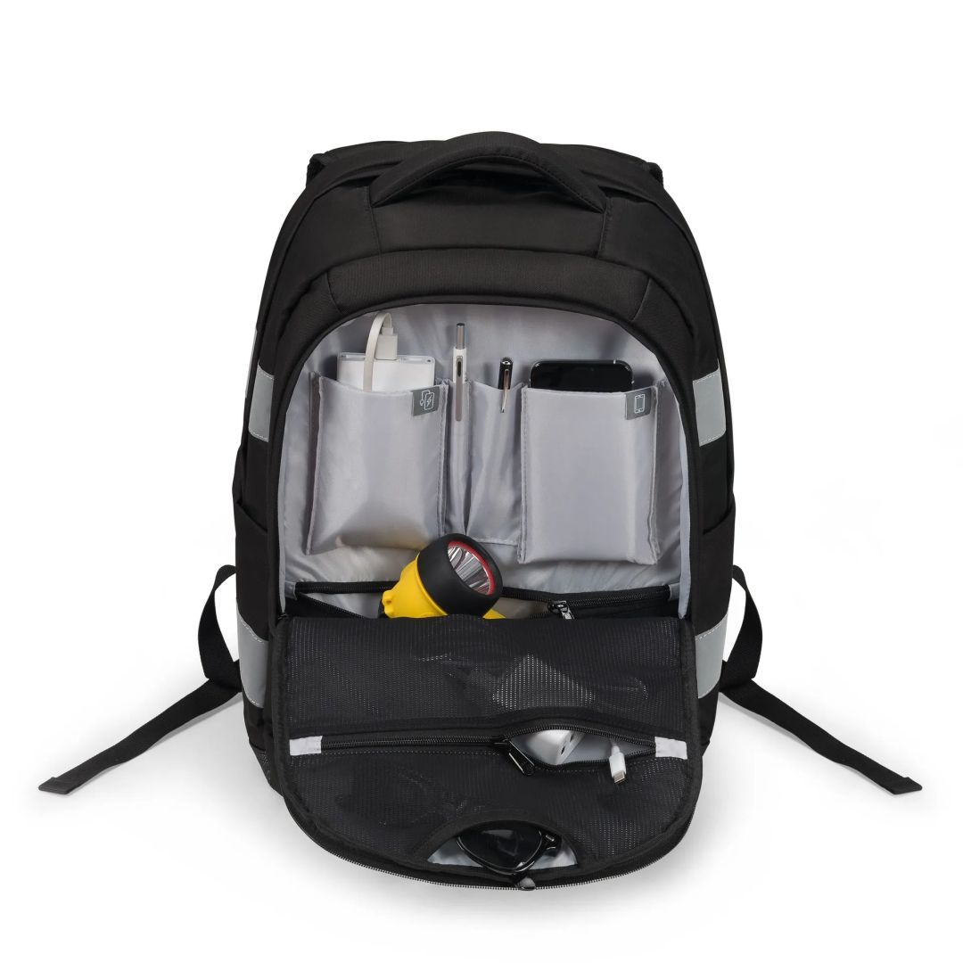 Dicota Backpack Reflective 25 liter V2 Black Dicota Backpack Reflective 25 liter V2 Black