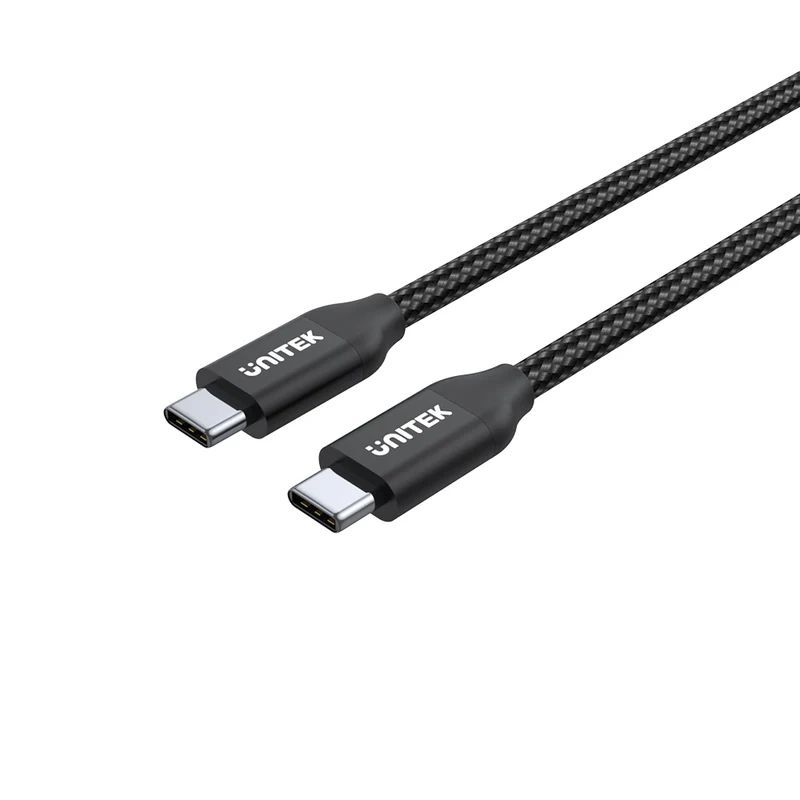 Unitek USB-C 100W PD Fast Charging Cable with Data 2m Black Unitek USB-C 100W PD Fast Charging Cable with Data 2m Black