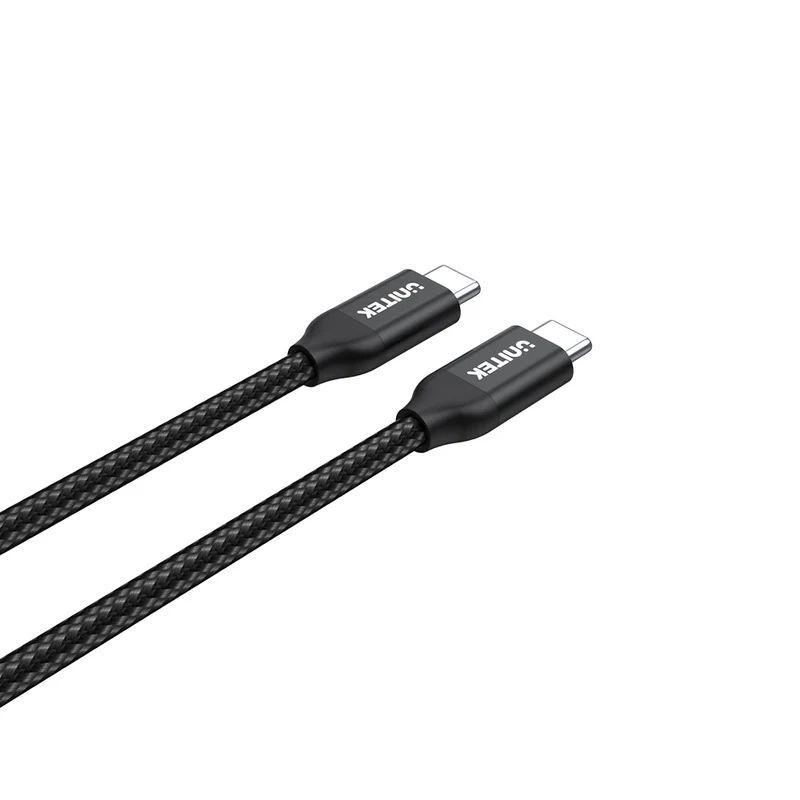 Unitek USB-C 100W PD Fast Charging Cable with Data 2m Black Unitek USB-C 100W PD Fast Charging Cable with Data 2m Black