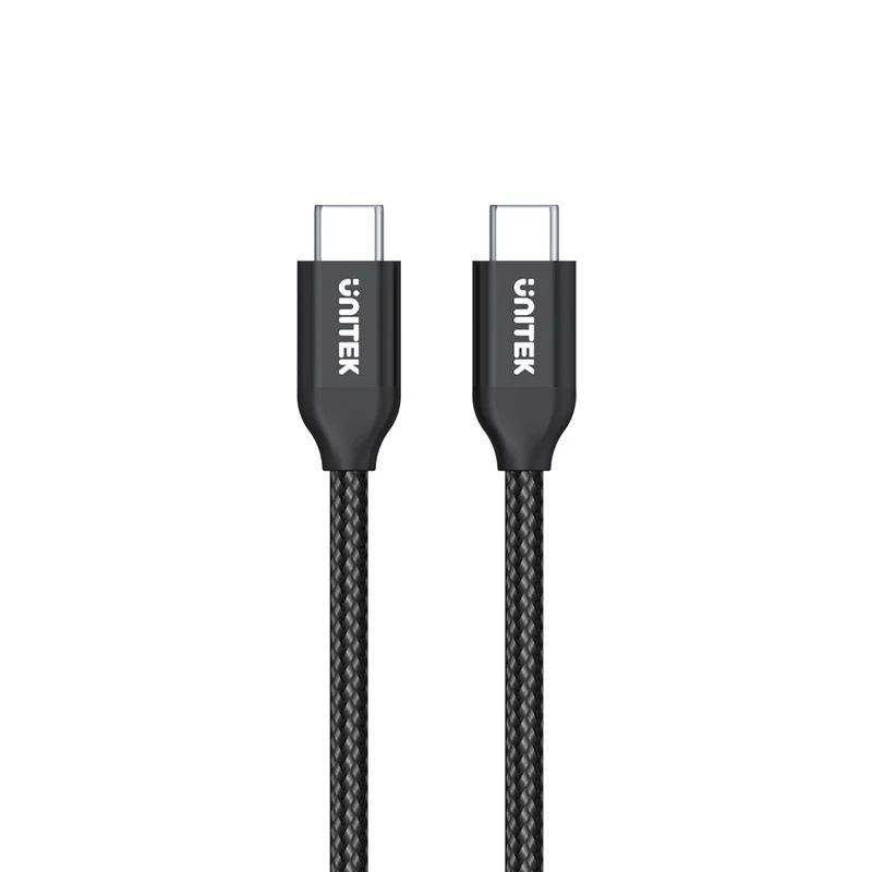 Unitek USB-C 100W PD Fast Charging Cable with Data 2m Black Unitek USB-C 100W PD Fast Charging Cable with Data 2m Black