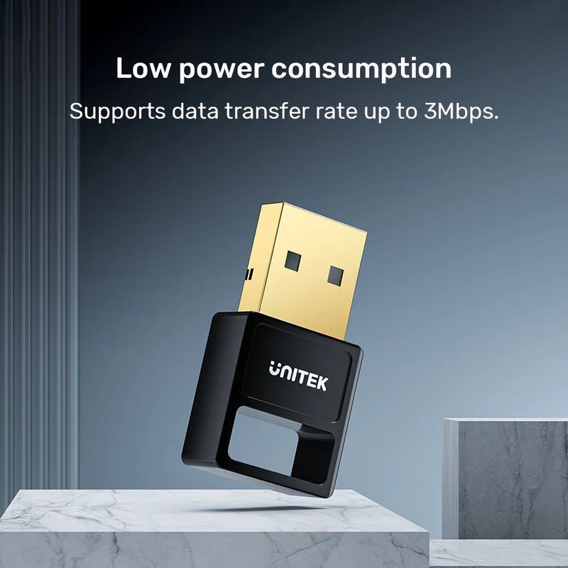 Unitek USB Bluetooth 5.3 Adapter Black Unitek USB Bluetooth 5.3 Adapter Black