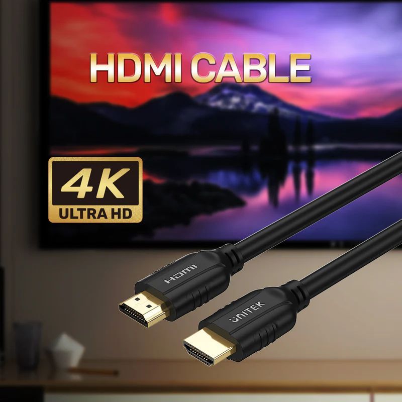 Unitek HDMI Cable 4K 60Hz 1,5m Black Unitek HDMI Cable 4K 60Hz 1,5m Black
