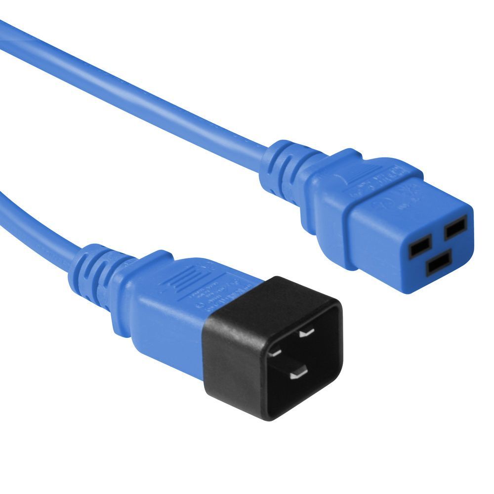 ACT Powercord C19 - C20 1,2m Blue ACT Powercord C19 - C20 1,2m Blue