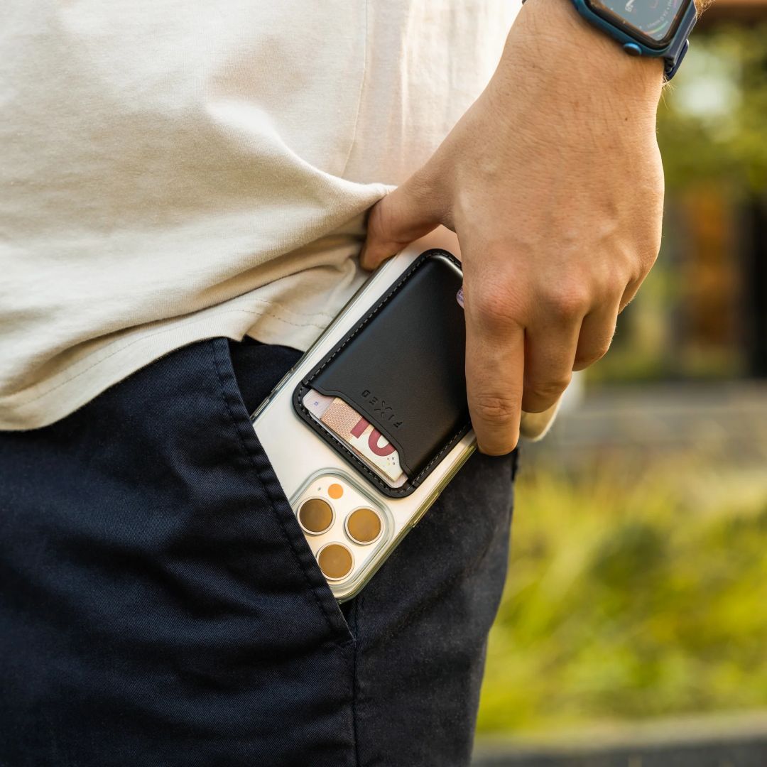 FIXED MagWallet nyomkövetős pénztárca Apple Find My támogatással, fekete FIXED MagWallet nyomkövetős pénztárca Apple Find My támogatással, fekete