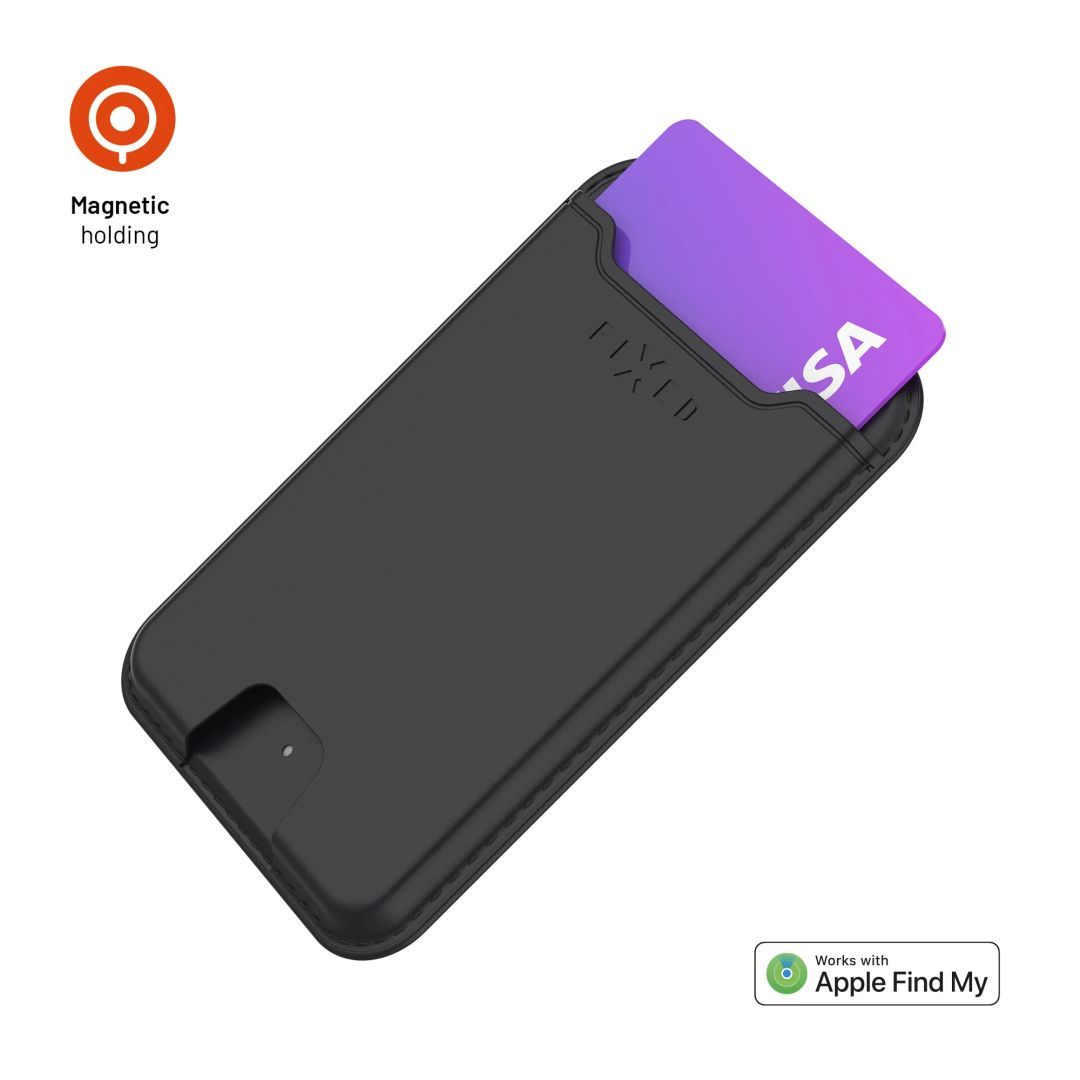 FIXED MagWallet nyomkövetős pénztárca Apple Find My támogatással, fekete FIXED MagWallet nyomkövetős pénztárca Apple Find My támogatással, fekete