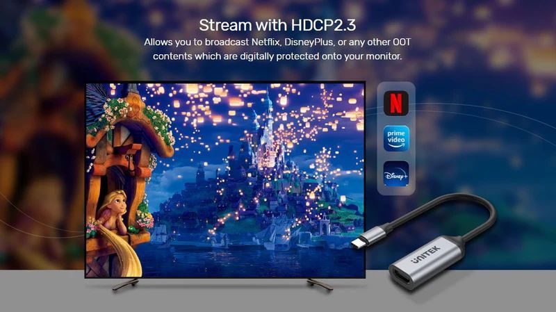 Unitek USB-C to HDMI 4K Adapter Space Grey Unitek USB-C to HDMI 4K Adapter Space Grey