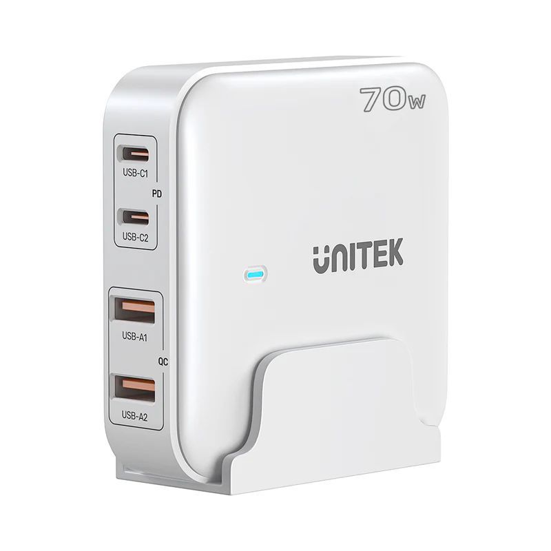 Unitek 70W Desktop GaN Charging Station White Unitek 70W Desktop GaN Charging Station White