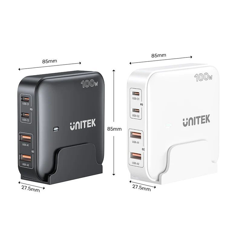 Unitek 100W Desktop GaN Charging Station White Unitek 100W Desktop GaN Charging Station White
