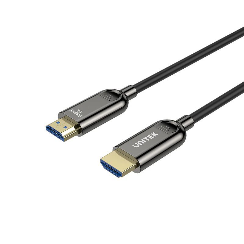 Unitek Fiber Optic 8K HDMI Cable 15m Black Unitek Fiber Optic 8K HDMI Cable 15m Black