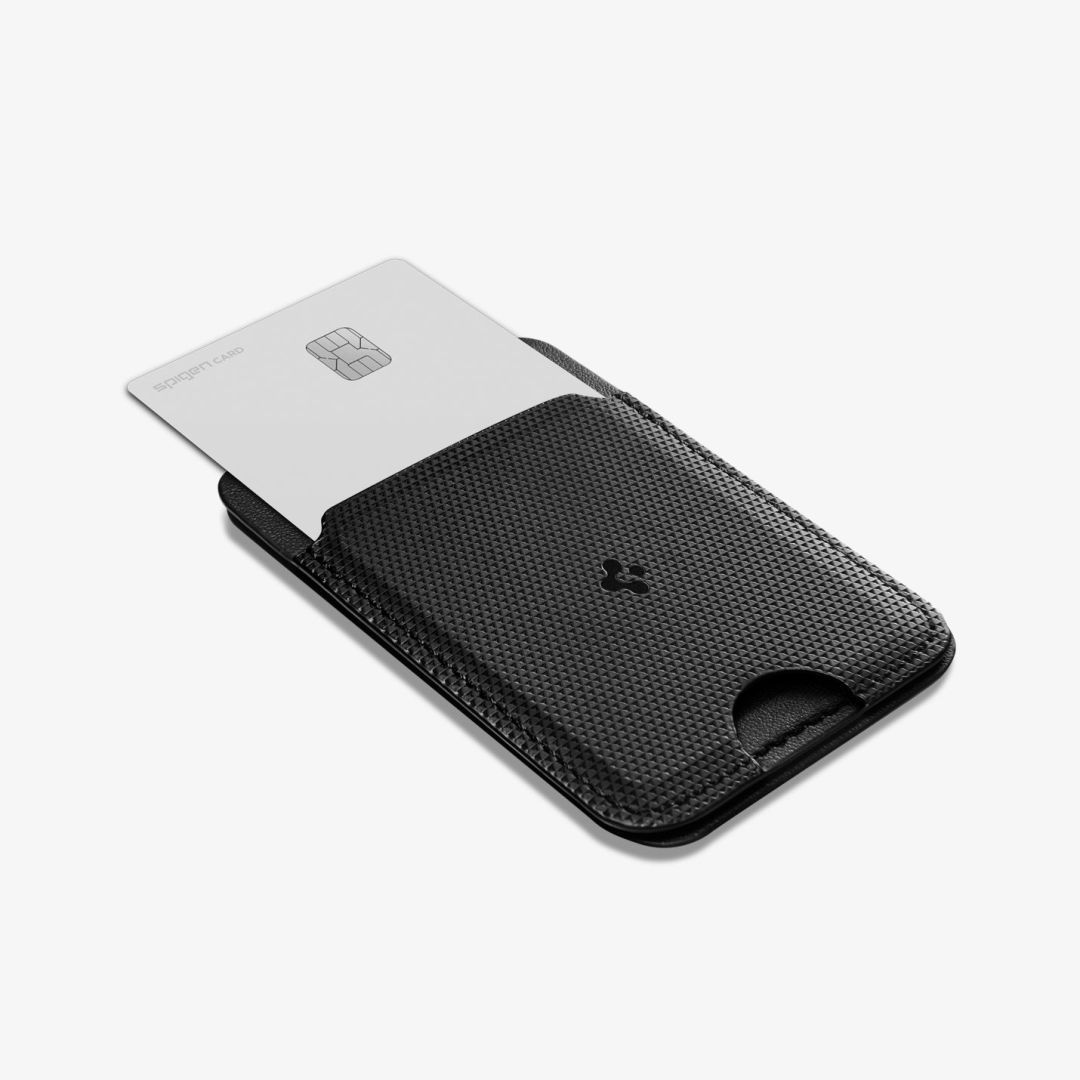 Spigen Slim Fold Stand MagSafe Wallet 1 Card Black Spigen Slim Fold Stand MagSafe Wallet 1 Card Black