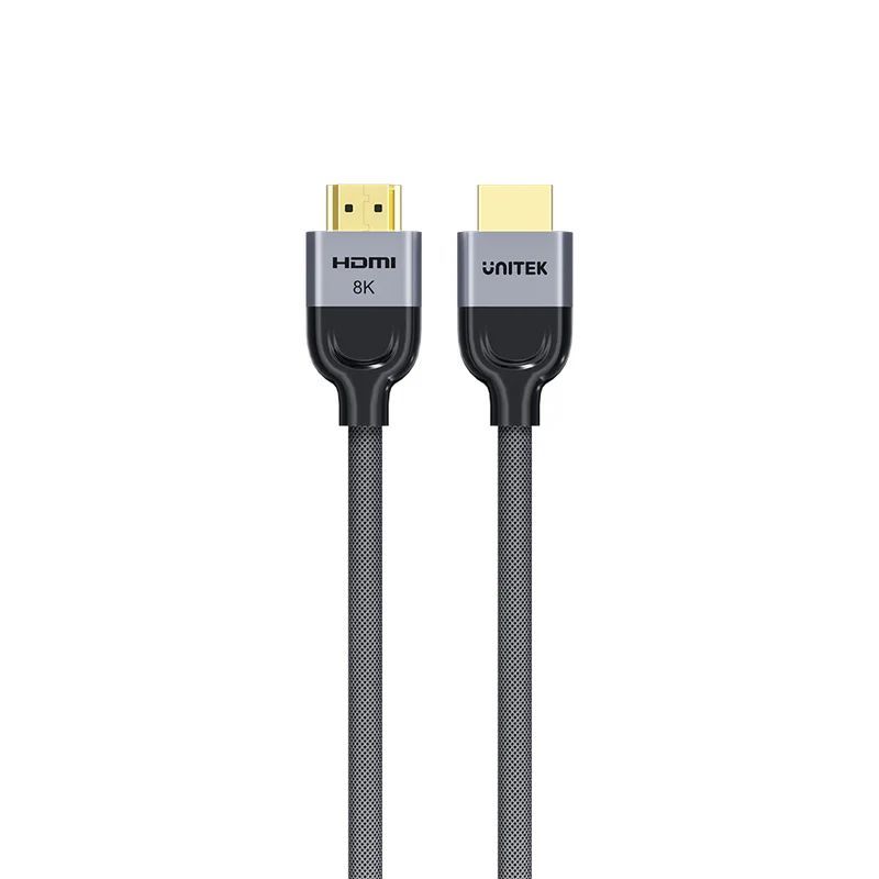 Unitek 8K Braided Nylon HDMI Cable 1m Grey Unitek 8K Braided Nylon HDMI Cable 1m Grey