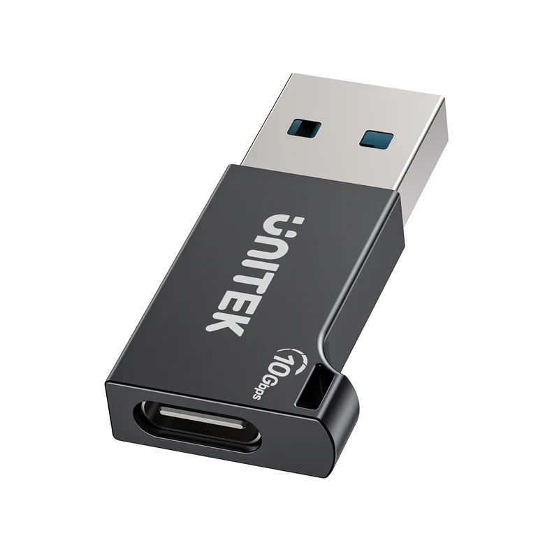Unitek 10Gbps USB-A to USB-C Adapter Black Unitek 10Gbps USB-A to USB-C Adapter Black