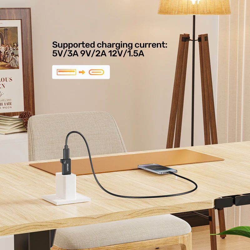 Unitek 10Gbps USB-A to USB-C Adapter Black Unitek 10Gbps USB-A to USB-C Adapter Black