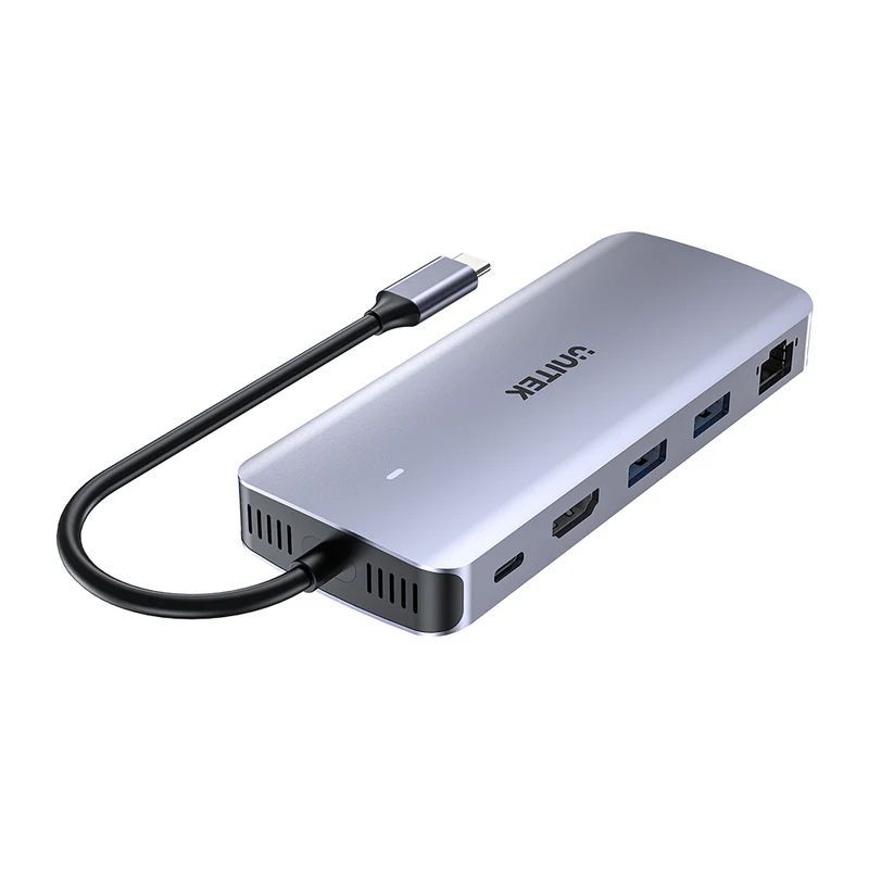 Unitek 6-in-1 USB-C Hub with M.2 SSD Enclosure Space Grey Unitek 6-in-1 USB-C Hub with M.2 SSD Enclosure Space Grey